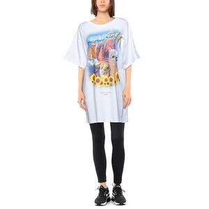NWT Cool T.M Galerie Vivienne Paris Oversized Llama Graphic T-Shirt Streetwear